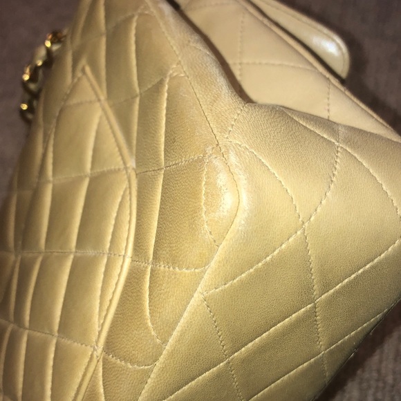 CHANEL Classic Small Double Flap￼ Beige 24K Gold Hardware ￼bag - Picture 11 of 11